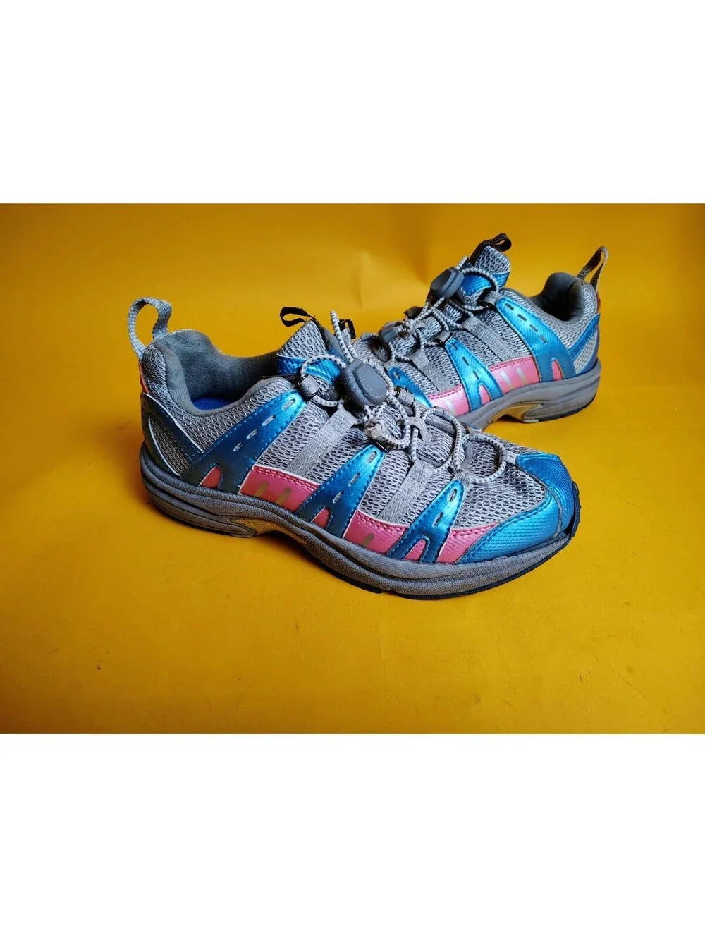 Dr Comfort Refresh 3976 Blue Pink Orthopedic Diabetic Women's Size 6.5 M Used